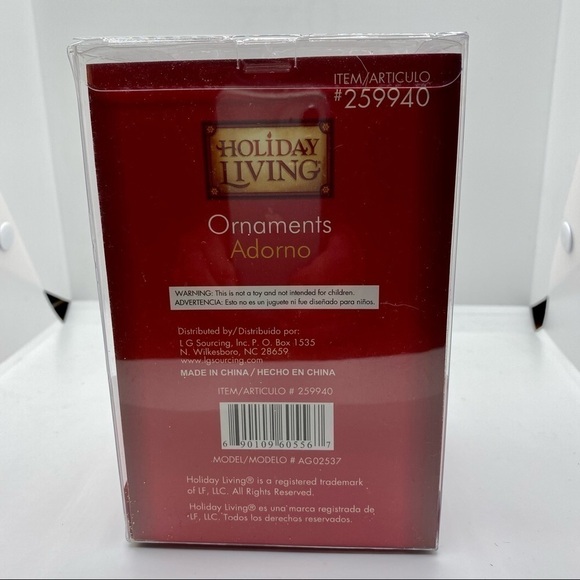 HOLIDAY Living St. Nicholas Santa Claus Christmas Tree Ornament 5" New In Box - Picture 4 of 4